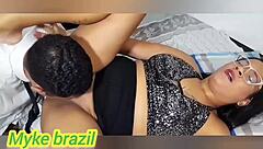 Intimate blonde blowjob and anal with Brazilian cutie