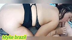 Intimate blonde blowjob and anal with Brazilian cutie