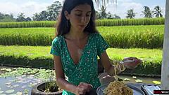 i love getting messy facial in public cafe while eating pasta carbonara with cum on my face