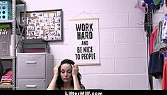 Security Guard Turns Strip Search into Milf Pussy Fucking