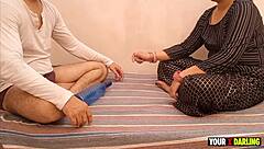 Woman playing truth and dare with guy turns into missionary and doggystyle fucking