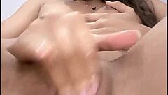 hot 18yo teen solo fingers her tight pussy in pretty softcore session