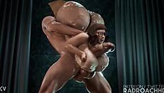 Velma's Massive Tits Contrast With Rough Pounding And Intense Titty Fucking By Monster Cock