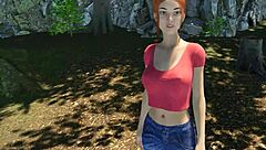 hey folks, join the redhead for some outdoor fun in paradise trails vr part 5 with her shaved pussy getting wild