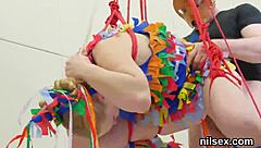 Naughty Sweetie Endures Brutal Anal Assfucking And Licking In Harsh Bizarre BDSM Asylum Treatment