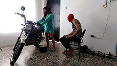 Innocent He Felt Shocked By His Curvy Neighbor's Wild Domination And Ass Shaking