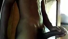 beating my big black cock until i cum hard everywhere 😈💦