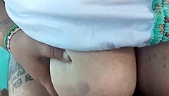 Massive Boobs Hint At Horny Creampie Action In Summer Pool Encounter