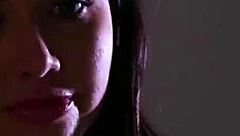 Oh, look at this beautiful teen lez, so petite and cute with small tits, fingering and masturbating in high definition.