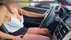 Wife flashes tits and pulls down panties for gas station attendant in public 😈