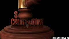 So, what if we dive into this interactive hardcore sex session right in the courtroom?