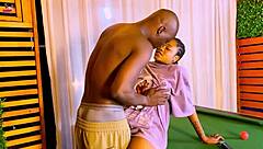 hey, tanzania pornstar fucks nigerian pornstar in snooker style action