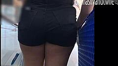 Hey, filming that hot blonde at the market in Brazil