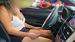 Wife flashes tits and pulls down panties for gas station attendant in public 😈