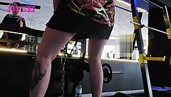 Provocative Why Watch Alternative Girl Stretching Sexy In Gym With Tattoos?