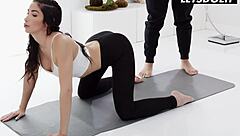 Whoa, yoga instructor clea gaultier rides and blows huge cock in erotic fantasy scene