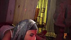 Pregnant Arab beauty boldly seduces Egyptian military coach in hidden Afghan whorehouse reality