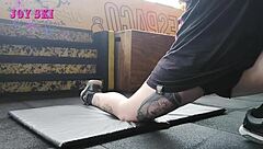 Provocative Why Watch Alternative Girl Stretching Sexy In Gym With Tattoos?