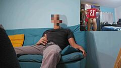 straight family man claims hetero but barebacks and cums four times in tight ass uniform play