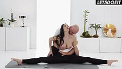 Whoa, yoga instructor clea gaultier rides and blows huge cock in erotic fantasy scene