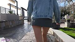 Raw Romantic Walk With Remote Vibrator In Pussy