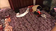 Sexy blonde O2 T indulges in intense doggystyle fucking with blowjob and rimming in satin lingerie