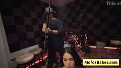 do you want this natural busty teen brunette to take hot cum on her pretty face?