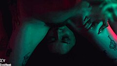 in a wild threesome feet addict acidalia teams up with mad maxxx and rotten venus for intense footjob action