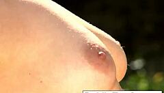 Conversational-Emoji Dahlia's hot outdoor solo masturbation with blonde babe vibes 😏