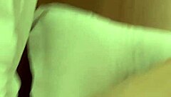 Wife explores anal fingering. She teases with masturbation in intimate session.