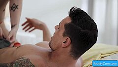 I crave that deep pussy licking from Ryan Driller while I suck his cock hard as horny wife Victoria Voxxx