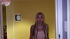 tanned blonde gia dibella rides seth brogans mature cock in cowgirl and missionary positions