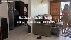 This naughty married blonde with big ass and natural tits gets wild in group quickie while hiding from husband