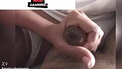 brazilian teen amateur brunette masturbates in close-up pov with intense homemade arousal