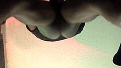 In a wild twist, the crossdressing demon eagerly swallows a massive black cock