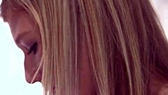 i love how officer fucked my butt plugged blonde ass in bdsm bondage with choking and whipping at work