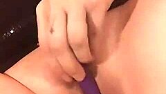 Oh God, This Hot Chubby Babe Feels So Overwhelmed Getting Herself Off With Vibrator In Intense Moaning Session!