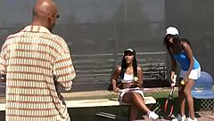 Bold Black Milfs In Intense Threesome With Deep Anal