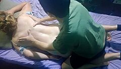 Let me give you oil massages in that thong, feeling every curve.