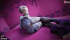 why not dive into goth punk solo anal play with buttplug collection, fingering, and massive gapes?