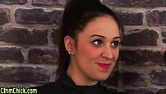 Why does this CFNM redhead domina love mocking and humiliating with handjob control?