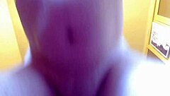 Chubby Guy With Small Uncut Cock Performing Naked Exercises!