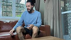 why does my cute blonde girlfriend tie me up and jerk me off like this