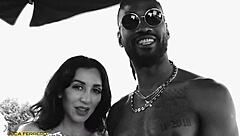 bts of wet welcome back, melysia takes her first double penetration and pee drink from two huge bbc cocks... pee on ass, atm, swallow, big gape!!