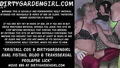 Kristall Cox Hints At Dildo Prolapse Lick