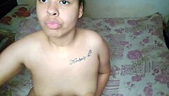 I'm touching myself deliciously with fingers and a vibrator deep in my spot, cumming hard like the naughty little slut I am