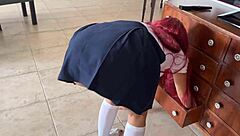 Young Mexican babe experiences intense homemade anal with big ass cum passion