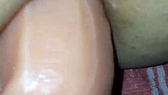 Amateur Solo Session In USA With Favorite Big Toy