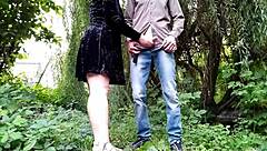 Amateur mature milf gets fucked doggy style outdoors with hot cum covering her big ass