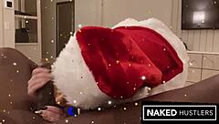 I love sucking that big black cock pov on Christmas, adding extra effects as a white girl enjoying BBC blowjob.